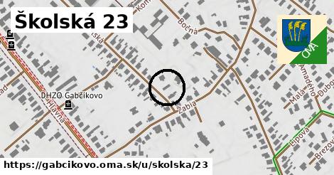 Školská 23, Gabčíkovo