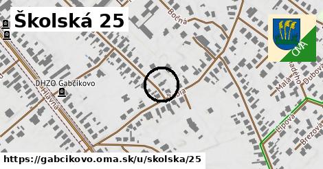 Školská 25, Gabčíkovo