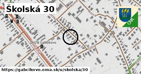 Školská 30, Gabčíkovo