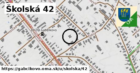 Školská 42, Gabčíkovo