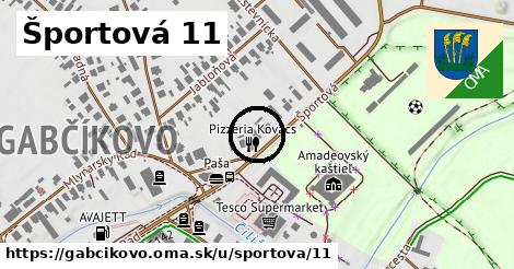 Športová 11, Gabčíkovo