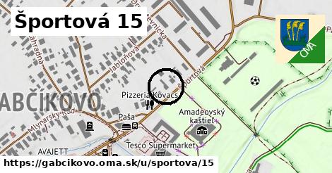 Športová 15, Gabčíkovo