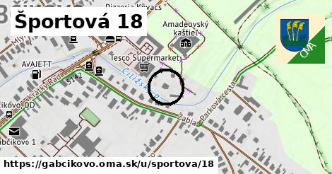 Športová 18, Gabčíkovo