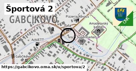 Športová 2, Gabčíkovo