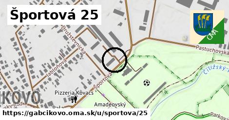 Športová 25, Gabčíkovo