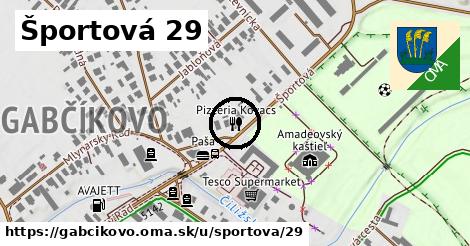 Športová 29, Gabčíkovo