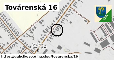 Továrenská 16, Gabčíkovo