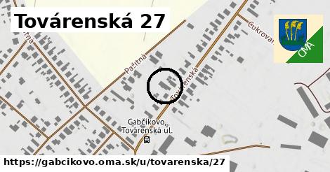 Továrenská 27, Gabčíkovo