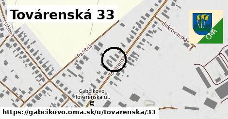 Továrenská 33, Gabčíkovo
