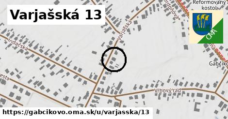 Varjašská 13, Gabčíkovo