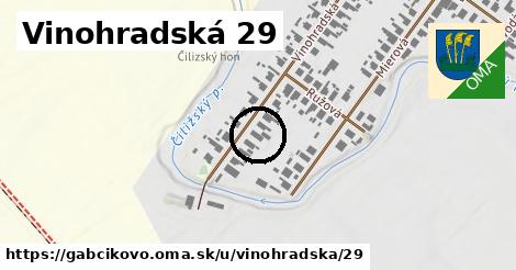 Vinohradská 29, Gabčíkovo