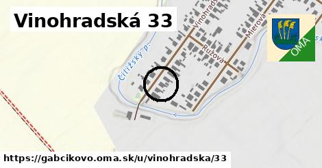 Vinohradská 33, Gabčíkovo
