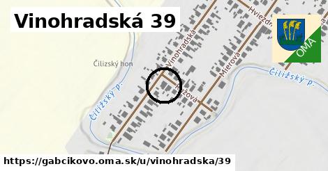 Vinohradská 39, Gabčíkovo