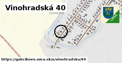 Vinohradská 40, Gabčíkovo