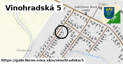 Vinohradská 5, Gabčíkovo