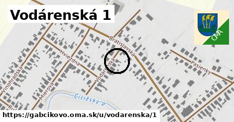 Vodárenská 1, Gabčíkovo