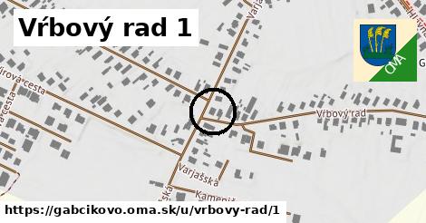 Vŕbový rad 1, Gabčíkovo