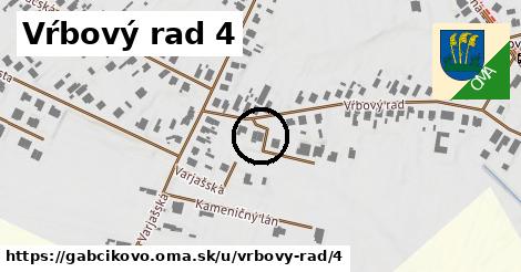 Vŕbový rad 4, Gabčíkovo