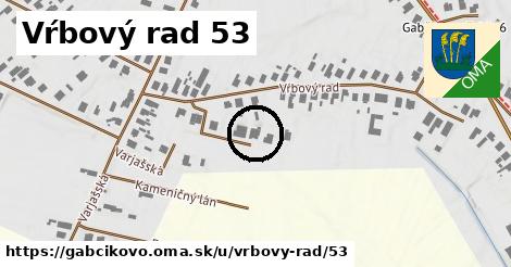 Vŕbový rad 53, Gabčíkovo