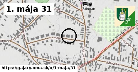 1. mája 31, Gajary