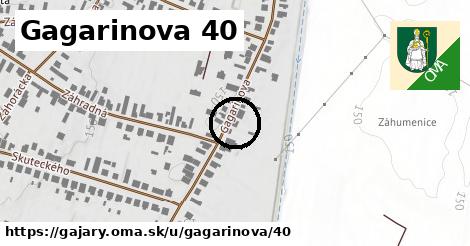 Gagarinova 40, Gajary