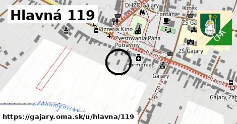 Hlavná 119, Gajary