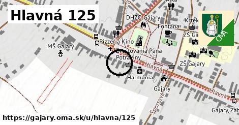 Hlavná 125, Gajary