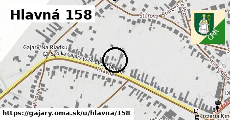 Hlavná 158, Gajary