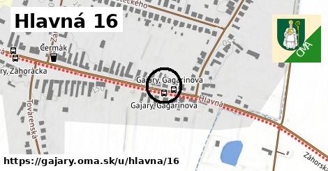 Hlavná 16, Gajary