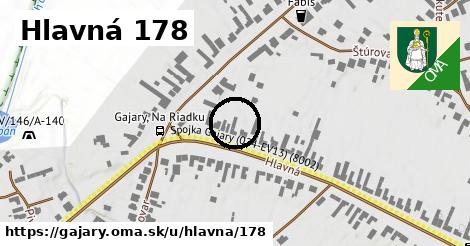 Hlavná 178, Gajary