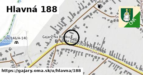 Hlavná 188, Gajary