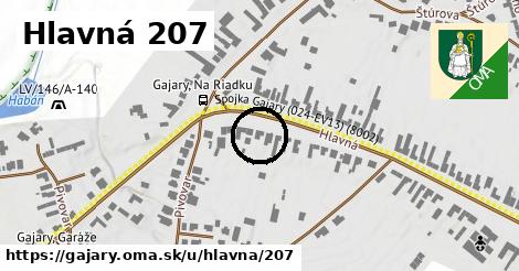 Hlavná 207, Gajary