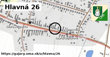 Hlavná 26, Gajary