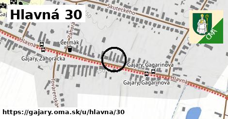Hlavná 30, Gajary