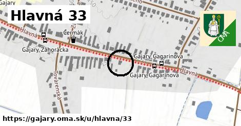 Hlavná 33, Gajary