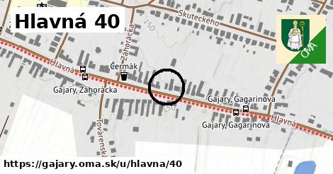 Hlavná 40, Gajary