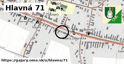 Hlavná 71, Gajary