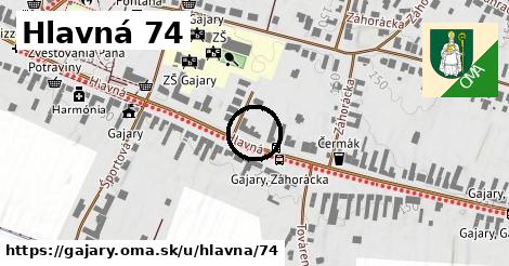 Hlavná 74, Gajary