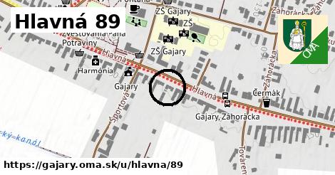 Hlavná 89, Gajary