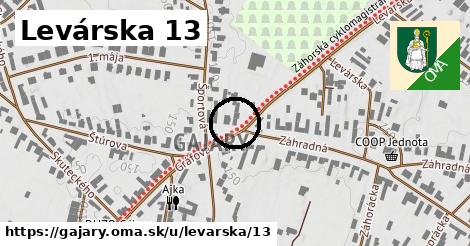 Levárska 13, Gajary