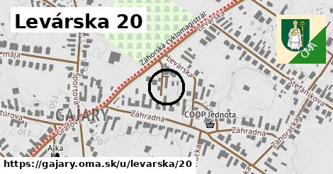 Levárska 20, Gajary