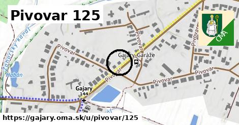 Pivovar 125, Gajary