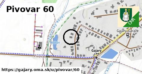 Pivovar 60, Gajary