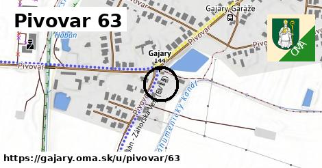 Pivovar 63, Gajary