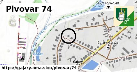 Pivovar 74, Gajary