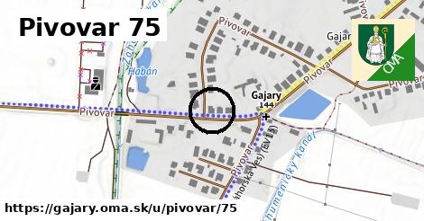 Pivovar 75, Gajary