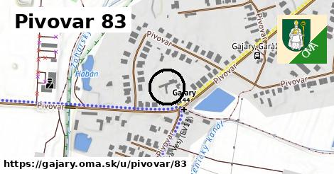 Pivovar 83, Gajary