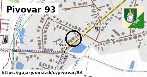 Pivovar 93, Gajary