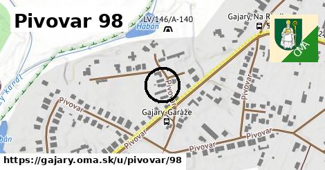 Pivovar 98, Gajary