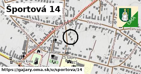 Športová 14, Gajary